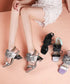 Color Block Lace-Up Sandals
